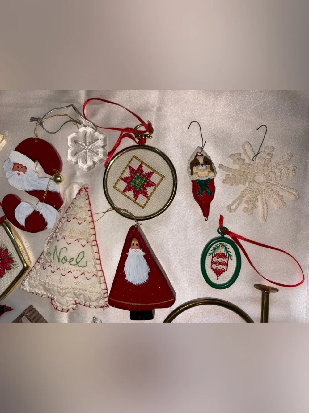 ✨VINTAGE BUNDLE✨ of Primarily Homemade Christmas Ornaments!😍🎄✨